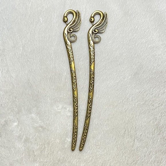 Hair Pins Bird Theme Set of 2 New - Picture 6 of 7